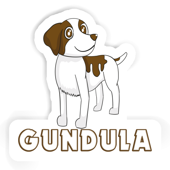 Brittany Dog Sticker Gundula Gift package Image