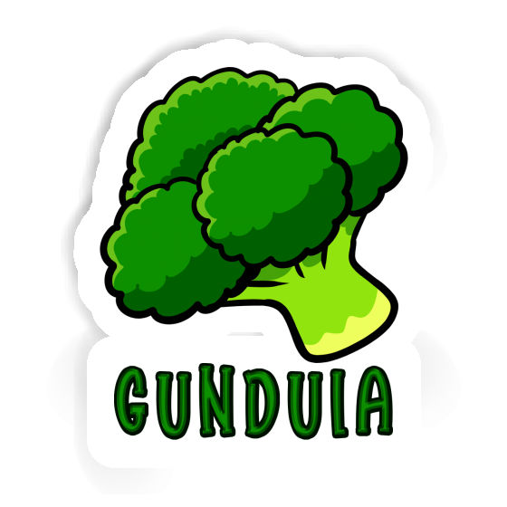 Gundula Autocollant Brocoli Laptop Image