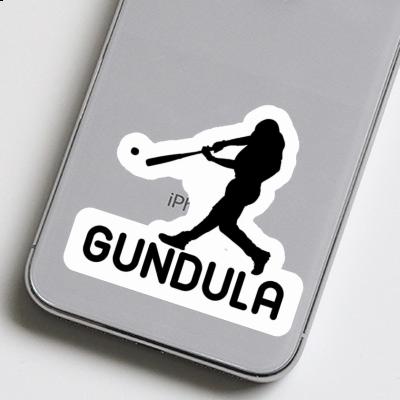 Aufkleber Gundula Baseballspieler Laptop Image