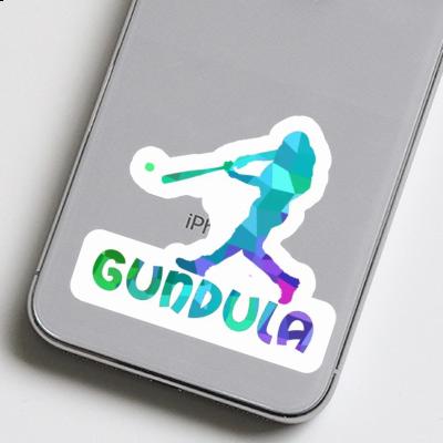 Sticker Baseball Player Gundula Gift package Image