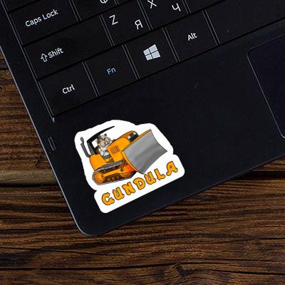 Bulldozer Autocollant Gundula Notebook Image