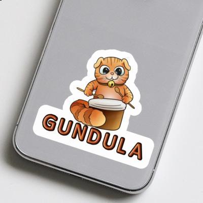 Gundula Autocollant Chat-tambour Gift package Image