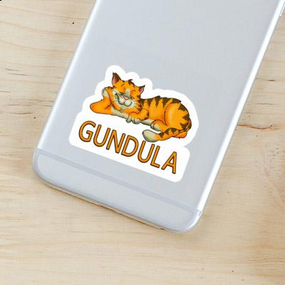 Sticker Cat Gundula Notebook Image