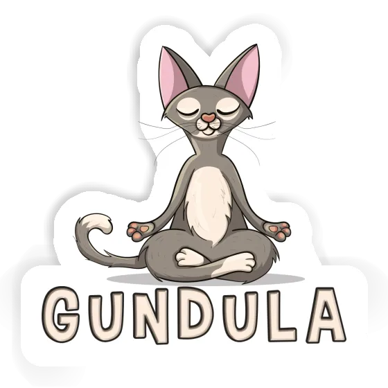 Sticker Yoga Gundula Notebook Image