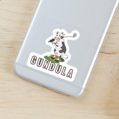 Gundula Autocollant Vache Notebook Image