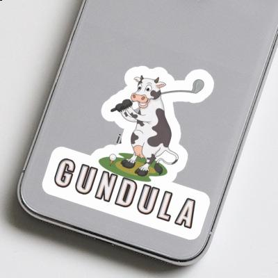 Sticker Gundula Cow Laptop Image