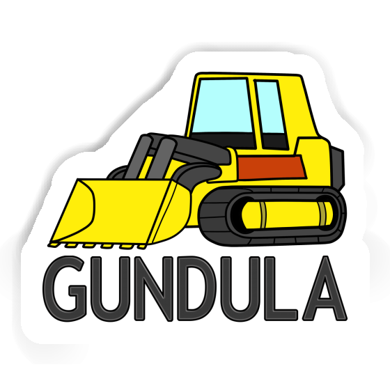 Sticker Gundula Raupenlader Notebook Image