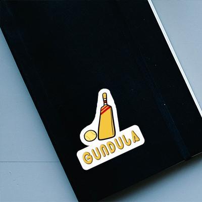 Sticker Cricket Bat Gundula Image