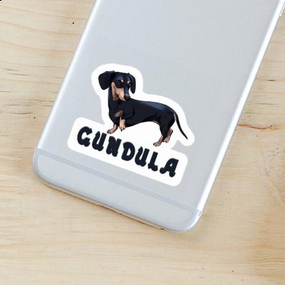 Sticker Gundula Dachshund Laptop Image