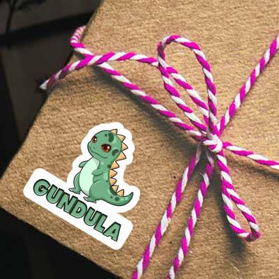 Sticker Gundula T-Rex Laptop Image