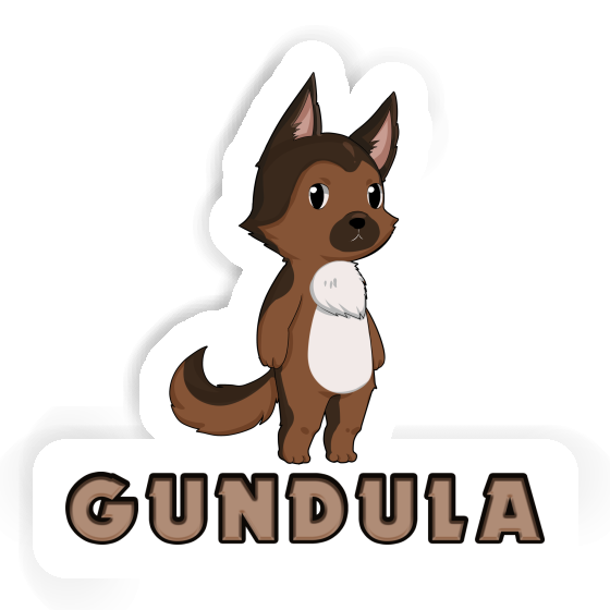 German Sheperd Sticker Gundula Gift package Image