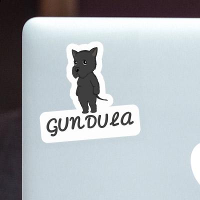 Sticker Gundula Giant Schnauzer Notebook Image