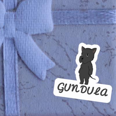 Sticker Gundula Giant Schnauzer Laptop Image