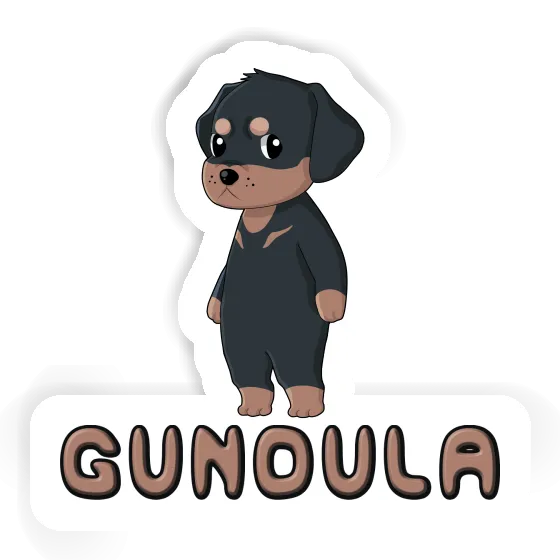 Gundula Autocollant Rottweiler Gift package Image