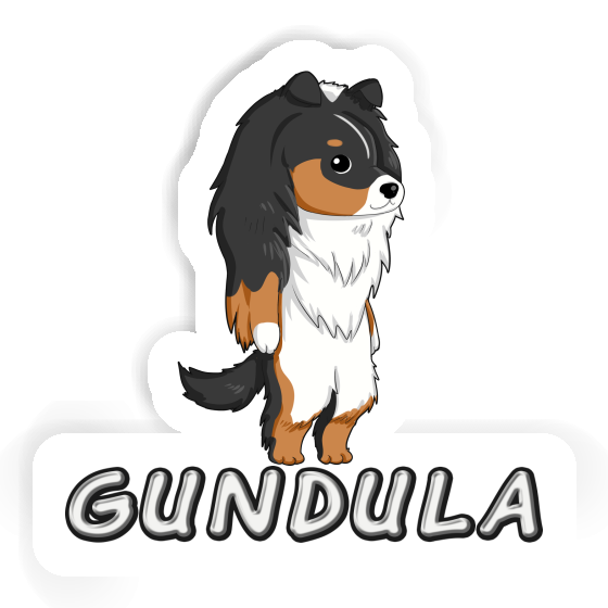 Gundula Sticker Shetland Sheepdog Image