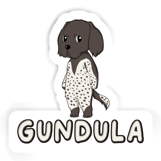 Sticker Munsterlander Gundula Gift package Image