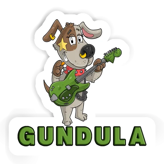 Gitarrist Sticker Gundula Image