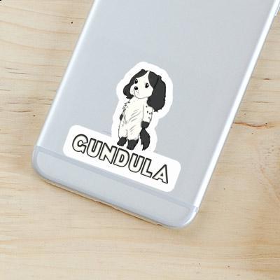 Sticker Gundula Cocker Spaniel Gift package Image