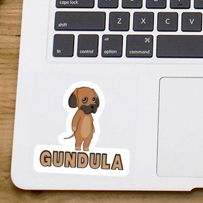 Sticker  Great Dane Gundula Gift package Image