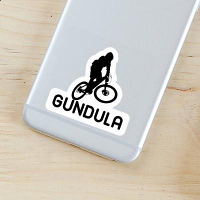 Gundula Sticker Downhiller Laptop Image