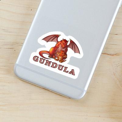 Gundula Autocollant Dragon Laptop Image