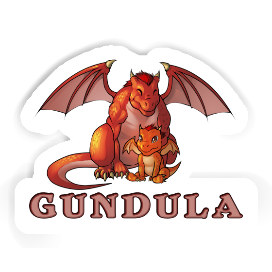 Sticker Gundula Drache Gift package Image