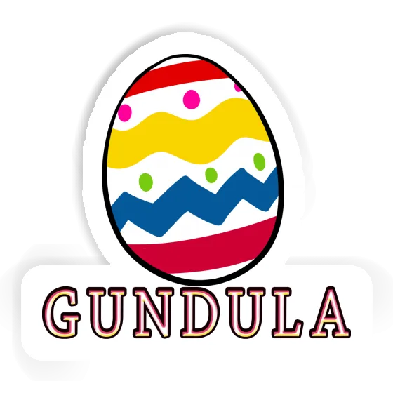 Sticker Gundula Osterei Gift package Image