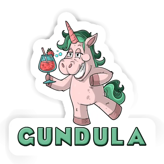 Sticker Gundula Party Unicorn Gift package Image