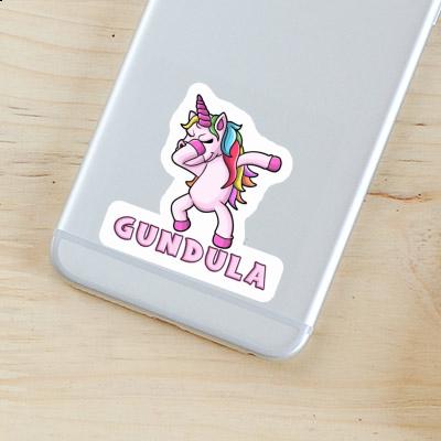 Sticker Gundula Einhorn Laptop Image