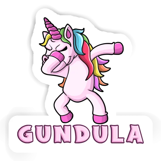 Sticker Gundula Einhorn Gift package Image