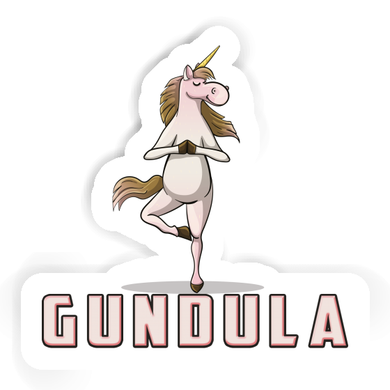 Sticker Unicorn Gundula Image