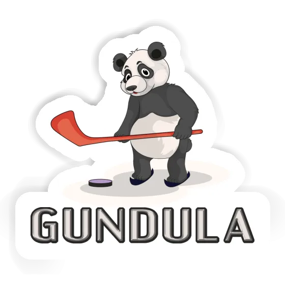 Sticker Gundula Ice Hockey Panda Gift package Image