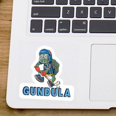 Sticker Gundula Ice-Hockey Player Image