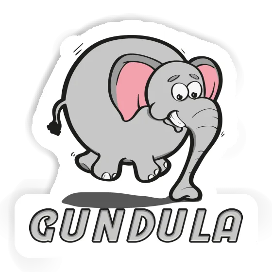 Sticker Elephant Gundula Image