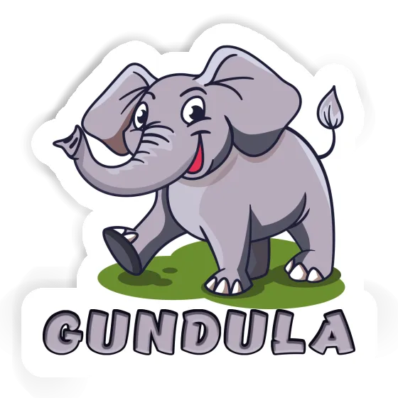 Elefant Sticker Gundula Notebook Image