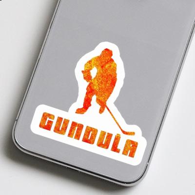 Gundula Sticker Hockey Player Gift package Image