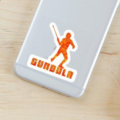 Sticker Fencer Gundula Notebook Image