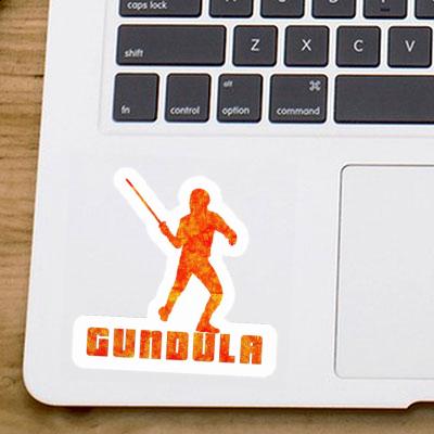 Sticker Fencer Gundula Gift package Image