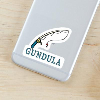 Gundula Sticker Fishing Rod Image