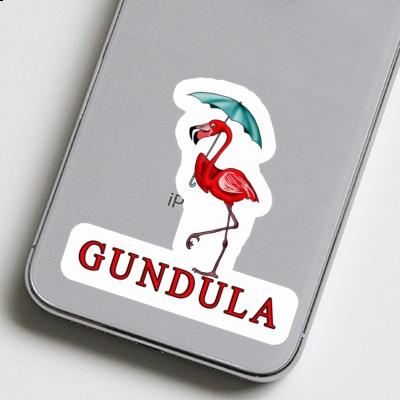 Sticker Gundula Flamingo Laptop Image