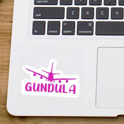 Gundula Aufkleber Flugzeug Laptop Image