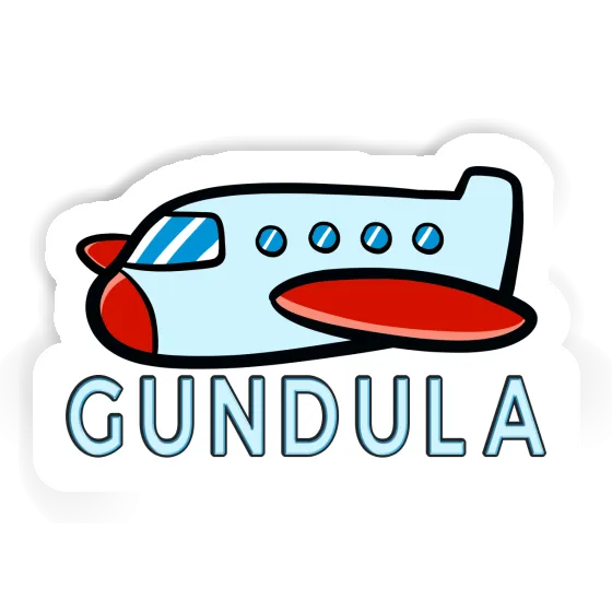 Sticker Gundula Plane Gift package Image