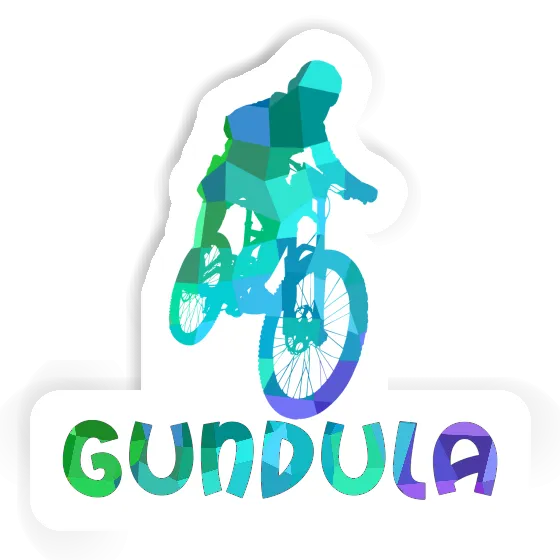 Aufkleber Gundula Freeride Biker Image