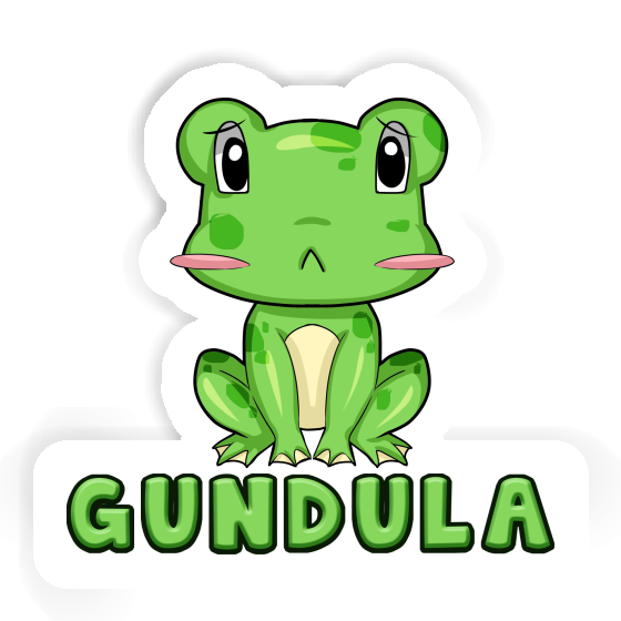 Sticker Frog Gundula Notebook Image