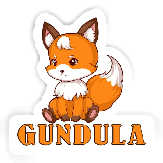 Gundula Sticker Fox Gift package Image