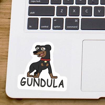 German Pinscher Sticker Gundula Image