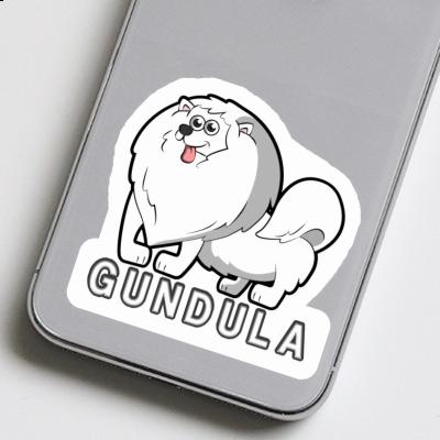 Gundula Sticker German Spitz Laptop Image