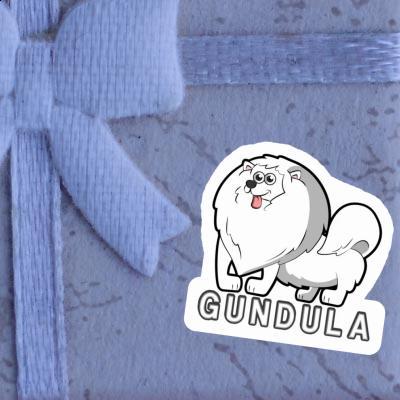 Gundula Sticker German Spitz Laptop Image