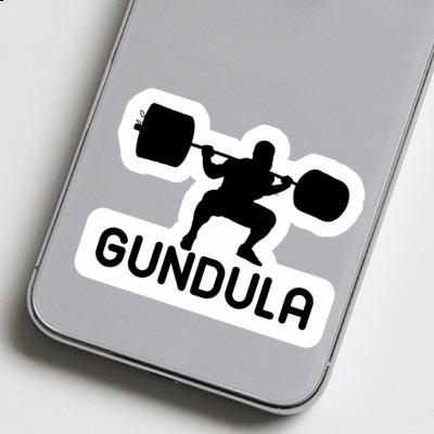 Sticker Gundula Gewichtheber Laptop Image