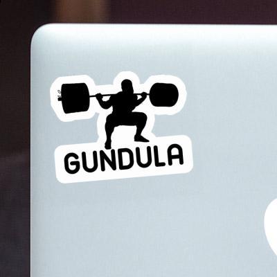 Sticker Gundula Gewichtheber Image